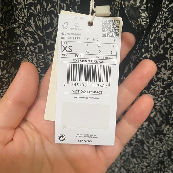 Mango Grace Abstract Ruffled Mini Dress - Picture 9 of 13